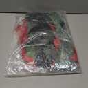 8 Pcs Large Velvet Christmas Bow 23.5x8.7 Inch Christmas Staircase Wreath Bows Gift Ribbon Bows Vintage Christmas Tree Topper Bows for Christmas Tree Indoor Outdoor Decoration, Red Green