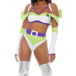 Forplay Women's to Infinity Sexy Astronaut Movie Character Costume Adult Costume, White S/M