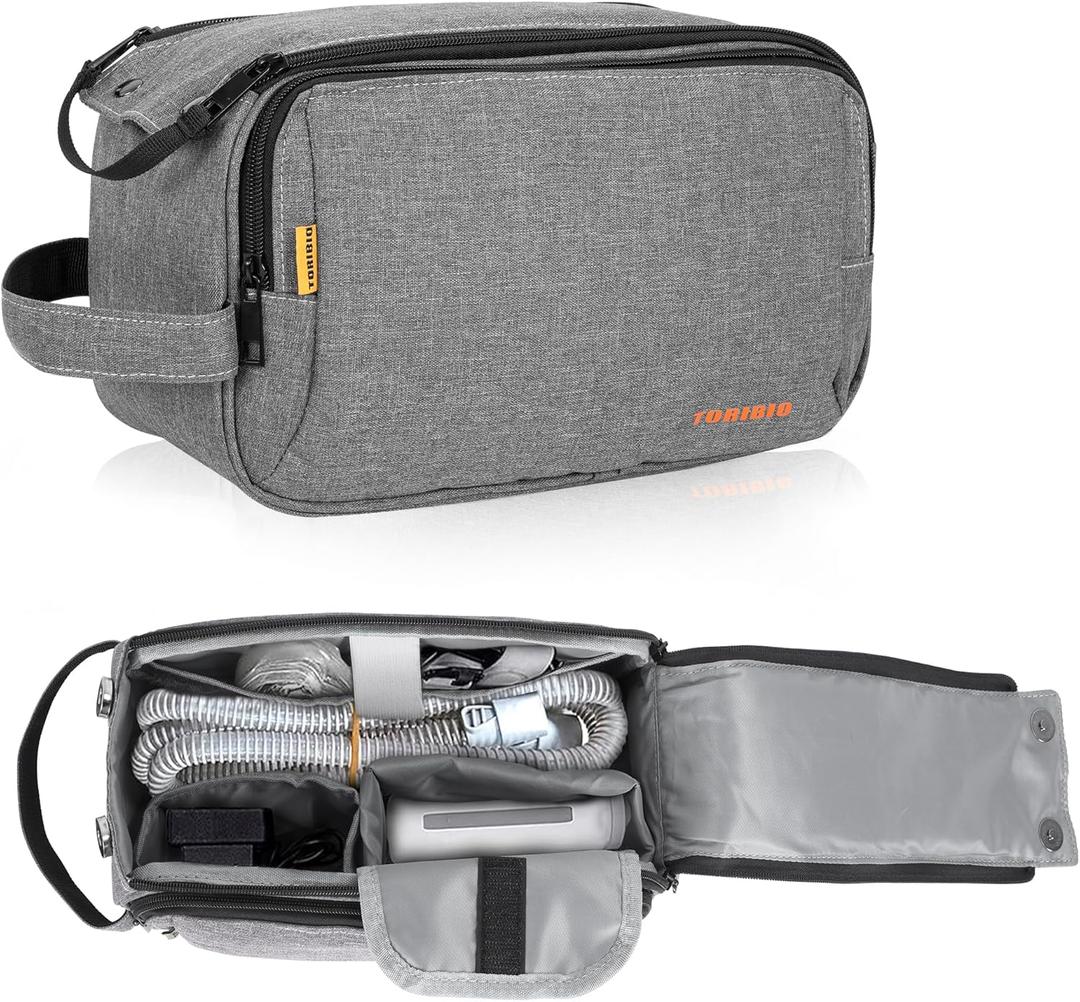 AirMini CPAP Travel Bag Compatible with ResMed AirMini Machine and Accessories, CPAP Supplies Organizer Case, 11.4"x4.7"x6.3" (Grey)