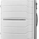Samsonite Freeform 28-Inch Large Luggage with Dual 360° Spinner Wheels - Checked Suitcase - TSA Lock, Airline-Approved - Lightweight Durable Polypropylene Expandable Hardshell - White