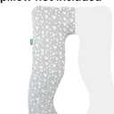 Pregnancy Pillow Cover U-Shaped (ONLY Pillowcase), Super Soft Replacement Cover Fits Most 55/57 Inch Maternity Pillow, Full Body Pregnancy Pillow Case, Universal Fit, Grey Hearts Print