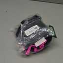 Eomenie Women's Tankini Swimsuits Two Piece Tummy Control Bathing Suit Color Block Slim Swimwear with High Waisted Bottom (Black and Pink),  Large