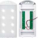 Upgraded W11527432 Refrigerator Led Light Replacement Fit for Whirlpool Maytag Amana Fridge, Refrigerator Light Assy Module Replaces W11387579 W11333374 W11042554 WRF555SDFZ11 WRX735SDHZ02