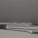 ALLOY UPGRADEDW10780045 WTW4816FW2 NTW4516FW2 NTW4605EW0 NTW4516FW1 WTW4800BQ1 Washer Suspension Rods Kit 4 Pcs by Beaquicy-Washer Parts for Whirlpool Kenmore Suspension Rods RTW4516FW1,11020102310