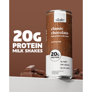 Slate High Protein Milk Shake, French Vanilla, 20g Protein, Lactose-Free, Kosher, Keto Friendly, Gluten Free, 11 Fluid Ounce (Pack of 12) By 10APR 2026