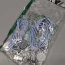 2Pack Travel Essentials,3 in 2 USB C Cable for Apple Watch Charger,iPhone Charger,Multi Charging Cable,Cruise Vacation Camping,Portable for iWatch Series 11-2/Ultra/SE & iPhone 17-12,Car,Blue (4FT)