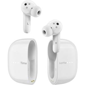 Timekettle M3 Language Translator Earbuds, Two-Way Translator Device with APP for 40 Languages Online, Voice Translator for Exploring Expat Life Freely, Compatible with iOS, Android (Online Version) (White)