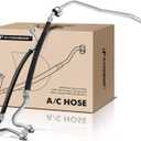 A-Premium A/C Suction Hose & Discharge Line Hose Assembly Compatible with Ford Fusion 2006-2009 & Lincoln Zephyr 2006 & Mercury Milan 2006-2009, 3.0L, DOHC