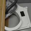 Drive Medical 2-in-1 Raised Toilet Seat with Removable Padded Arms - Elevated Bathroom Safety Support - Secure Locking Attachment - Easy Height Assistance - Durable Construction, Standard Toilets