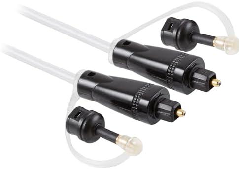Ativa® Fiber Optic Toslink Digital Audio Cable, 6’, 26920