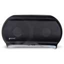 San Jamar - SJMR4000TBK R4000TBK Twin 9" Jumbo Tissue Dispenser, Black Pearl, 12" x 19" x 5.3"
