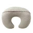 Baby Nursing Pillow and Body Positioner with Premium Slipcover for Breastfeeding for Baby Boys and Girls, Feeding Pillow with Breathable Comfortable Pillowcase (Tidal Foam)