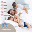 King Zippered Mattress Protector (12"-15" Depth) Premium 100% Waterproof 6-Sided Mattress Encasement for Bed Protects Against Liquids, Dust, Hypoallergenic Mattress Cover, Breathable & Noiseless