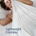 REST Evercool Cooling Comforter, Full/Queen, Blanket for Hot Sleepers, All Season Bedding to Keep Cool for Night Sweats, Breathable Lightweight Blanket, 90"x90" Inches, Arctic White