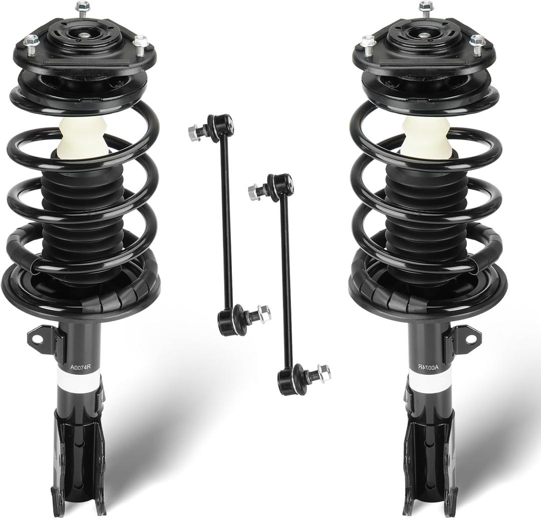 Front Struts Assembly Shock Absorber & Sway Bars End Links Fit for 2004-2009 Toyota Prius, Replace for 172358 172357 K90433 (4Pcs)