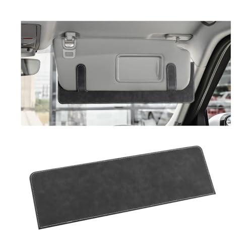 HZEL Car Sun Visor Extender, Anti Glare Vehicle Sunvisor Extension Shade Attachment for Safe Driving, Adjustable Auto Sunlight Blocker Accessories, Universal for SUV, Sedan, Truck(Snow Gray)
