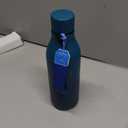 BJPKPK Insulated Water Bottles, 18 oz Stainless Steel Metal Water Bottle with Strap, BPA Free Leak Proof Jugs, Mugs, Flasks, Reusable Thermal Flasks for Sports & Travel, Sea