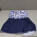 ROSEWE Two Piece Tankini Swimsuits for Women, Tummy Control Bathing Suit with Skirt, V-Neck Swimdress (Medium)