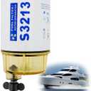 S3213 Fuel Filter Marine Water Separator with Clear Bowl AssemblyReplacement For Marine Outboard Motor Mercury Replaces# 35-60494-1, 18-7932-1, 18-17928, 35-809097