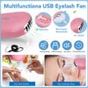 Eyelash Extension Kit for Beginners, Professional Lash Extension Kit with Mannequin Head, Lash Starter Kit with Lash Fan, Lash Extension Supplies for Practice Training Kit