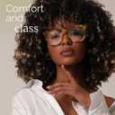 Miyya Blue Light Glasses for Women & Men Oversized UV & Blue Light Blocker Chunky Frames, Stylish Eyewear Accessories