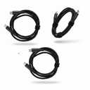 USB-C to USB-C Cable 3-Pack, 100W Power Delivery, Fast Charging & Data Sync, Compatible with iPhone 17/16/15 Pro, Android, iPad, Tablets, 1m/3ft