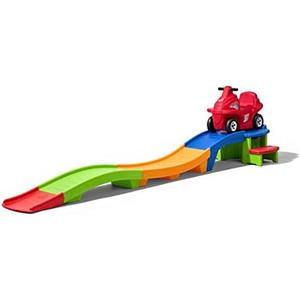 Step2 Up & Down Roller Coaster Kids Ride On Toy, Push Car, Indoor/Outdoor Playset, Made of Durable Plastic, Max Weight 50 lbs., For Toddlers 2-5 Years Old, Multicolor