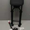 HZZEDNG-Hold 400 lbs Folding Canes with Seat, Allows Durability While Walking and Convenience for Sitting, Aluminum Portable Anti-Slip Cane Seat, Height-Adjustable Walking Cane (Black)