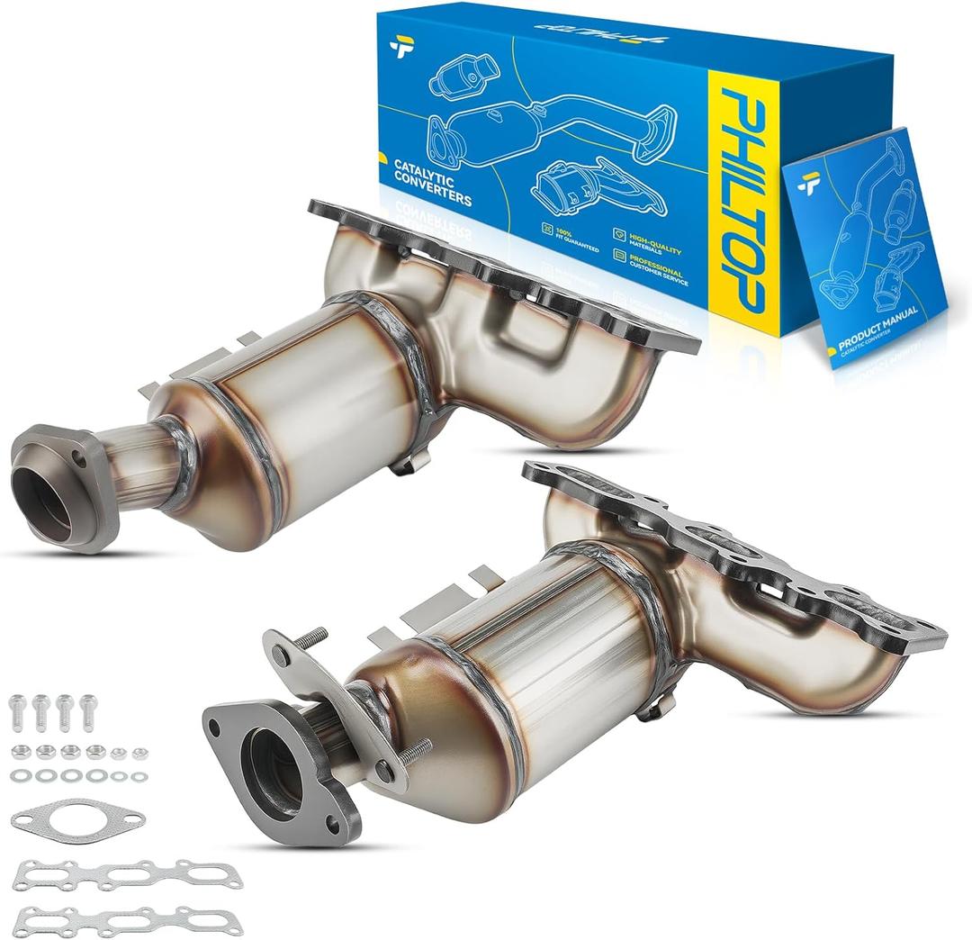 Catalytic Converter 19517/19516 Fit for 13-19 Explorer/Taurus/Flex/Police Interceptor Utility 3.5/3.7L Naturally Aspirated15-18 Edge 3.5/3.7L Naturally Aspirated13-16 MKZ 3.7L Naturally Aspirated