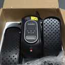 Under Desk Elliptical Machine, Leg Exerciser as Seen on TV While Sitting for Senior with Remote Control, Portable & Quiet Pedal Exerciser with 12 Adjustable Speed, Black