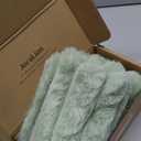 Faux Fur Lumbar Pillow Cover 14 x 36 inch, Sage Green Throw Pillow Cover Luxurious Soft Couch Cover Case Home Decor for Sofa Bed Living Room, ONLY 1 Cover