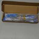 EVOULTES 66" Flexible Drain Brush Tool with Large Brush Head and Double Elastic Nylon Ends, Stainless Steel Long Tube Cleaning Brushes for Kitchen, Sink, Drain Pipe and Long Pipe Cleaning