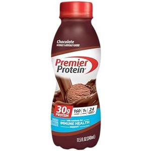 Premier Protein Shake, Chocolate, 30g Protein, 1g Sugar, 24 Vitamins & Minerals, Nutrients to Support Immune Health, 11.5 fl oz Pack of 12 By 12 DEC 2025