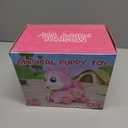 Musical Puppy Toy 6-12 Months,Baby Bilingual Toddler Learning for 1+ Year Old Girl Gift,Baby Crawling Toys,Infant Tummy Time Toy, 1st Birthday Gift Christmas for Newborn Girl Boy Age 1-2