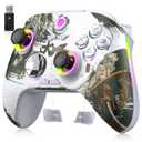 EasySMX X15 PC Controller - Enhanced Wireless Bluetooth Controller with Hall Joysticks/Hall Triggers/RGB Lighting - No Stick Drift, No Dead Zone - Work for Windows PC, Android, Steam and Switch (multi color)