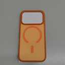 Miracase Magnetic for iPhone 17 Pro Case 6.3" with Screen Protector, [Compatible with MagSafe] Military-Grade Protection, Anti-Fingerprint, Slim Thin Phone Case for 17 Pro Cover, Orange