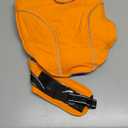 Lelepet Dog Coat Waterproof Dog Jacket Reflective Fleece Vest with Adjustable Buckle & Leash Hole Windproof Cold Weather Coats for Medium Dogs, Warm Hunting Vest, Orange, M