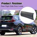 XQSMWF Rear Right Door Lower Molding Door Garnish Without Chrome Compatible with Honda CR-V 2017-2021 Replaces 75313-TLC-A01 75313TLCA01 HO1505110
