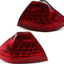 Tail Lights Assembly Driver & Passenger Side Compatible with Accord 2006-2007 Pair Taillight Taillamp HO2818130 HO2819130 33551-SDA-A32 33501-SDA-A32