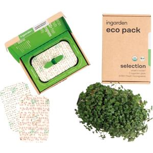 Microgreen Superfood Kale Seed Pads - Nutrient Dense | USDA-Certified Organic | Fully Grown in 1 Week | 1 Month Seed Supply | Custom-Made for Hydroponic ingarden System
