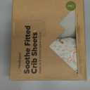 KeaBabies 2-Pack Organic Crib Sheets for Boys, Girls - 52x28 Fitted Crib Mattress Sheet Neutral, Breathable Jersey Cotton Cover for Baby Bed, Toddler Mattress, Soft & Cute Prints (Foxtrot)