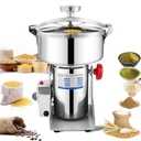 BAOJIAFU Electric Grain Mill 3500W Superfine Powder Grinder Dry Grinder Machine 36000r/ min High-speed Grain Mill 270° swingable Dry Material Grinding Machine Stainless Steel Pulverizer 2000g