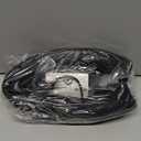 Heated Steering Wheel Cover - WARMITORY Luxury Steering Wheel Heater, 12V Quick Hand Warmer, 14.5-15 inches Outer Diameter for Standard-Size Car Steering Wheels, Black (Leatheret PU) (Deep Black)