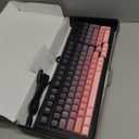 AULA F75 Pro Wireless Mechanical Keyboard,75% Hot Swappable Custom Keyboard,RGB Backlit,Pre-lubed Reaper Switches,Side Printed PBT Keycaps Mechanical Gaming Keyboards, Pink&Black