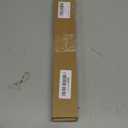 Brushed Brass M10 Threaded Extension Rod for Pendant Light, Island Lighting, Chandeliers,Lighting Fixture downrods & Stems,12 Inches 11.4mm OD (0.449) x 300mm L (11.81)