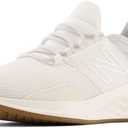 New Balance Women's Fresh Foam Roav V1 Running Shoe, Paper White/ Gum, 7 Wide