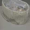 Bed Reading Light, Headboard Light Reading Lights for Books in Bed with Adjustable Hook, Eye Caring Soft Fabric Shade Bedtime Reading Lamp Plug in, LED Bulb Included (Beige)