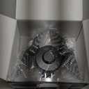 KERNOWO LED Garage Lights, 140W 18500 Lumens Garage Lighting, 6000K Daylight with Deformable Three Panel Ceiling Light Fixture E26/E27 Triple Glow LED Shop Light for Basement Workshop Warehouse (Black)