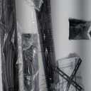 Redluck Motion Sensor Outdoor Post Lights, 3-Head Dusk to Dawn Outdoor Lamp Post Light, 360 Detection Waterproof Anti-Rust Aluminum Street Light for Backyard Garden Patio Driveway (Black(without outlet), Black)