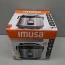 IMUSA 10cup Deluxe Stainless Steel Electric Rice Cooker with Steam Tray